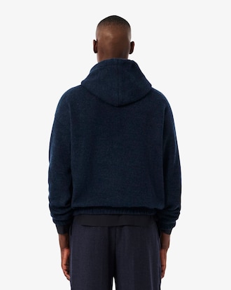 PARIS PACK 플란넬 후드 풀오버 스웻셔츠