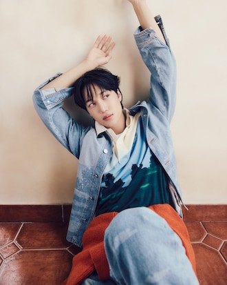 LANDSCAPE 전판 자카드 반팔 폴로셔츠