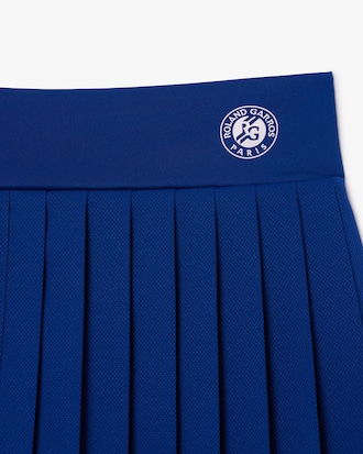 롤랑가로스 언밸런스 플리츠 스커트