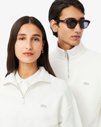 루즈핏 반집업 풀오버