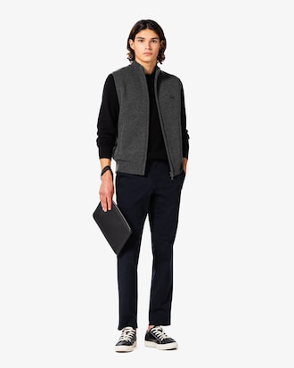 이중직 지퍼 베스트