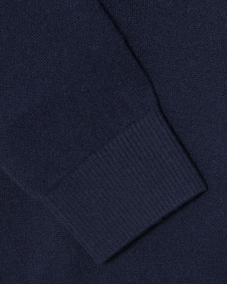 카라 탈부착 크루넥 스웨터