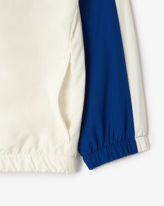 소매 배색 트랙 자켓