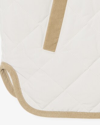 코듀로이카라 퀼팅 점퍼