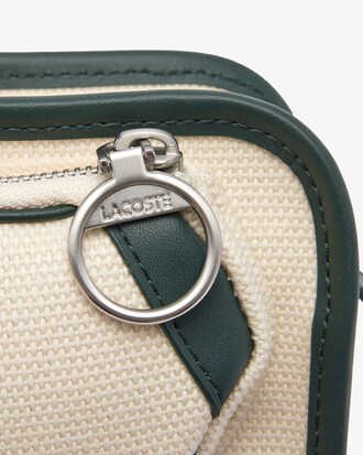 헤리티지 캔버스 (HERITAGE CANVAS) 지퍼 포켓 크로스백