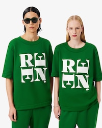 더블 페이스 RENE 프린트 티셔츠