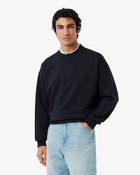 테니스코트 L로고 루즈핏 크루넥 스웻셔츠