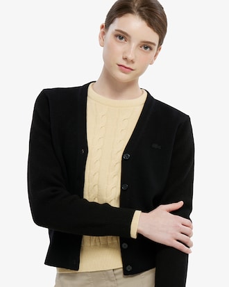 베이직 브이넥 가디건