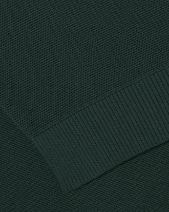 허니콤 피케 반팔 가디건