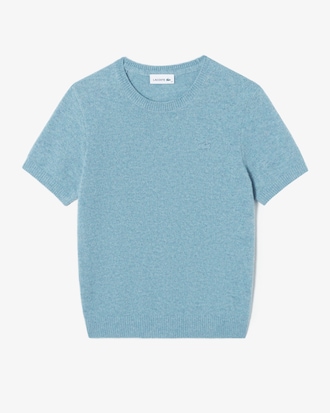 알파카 울 반팔 스웨터