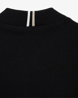 우븐 배색 방풍 집업 가디건