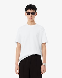 테니스 코트 등판 그래픽 반팔 티셔츠