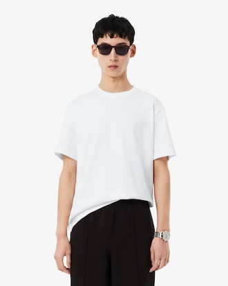 테니스 코트 등판 그래픽 반팔 티셔츠