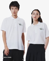 라코스테 X 고질라 클래식 핏 폴로 셔츠