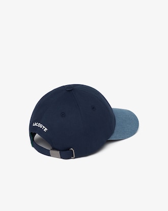 면 트윌 컬러블록 야구모자