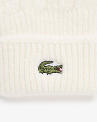 여성 울 케이블 니트 장갑