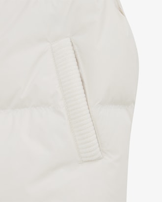 스웨터 카라 다운베스트