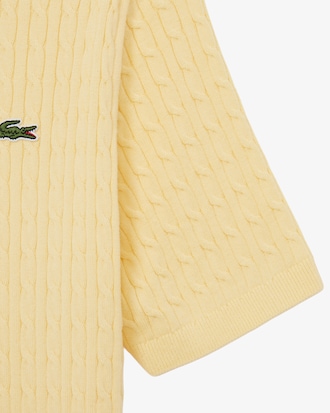 케이블 스웨터 폴로 셔츠