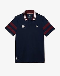 롤랑가로스 소매 티핑 반팔 폴로