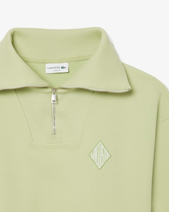 다이아몬드 로고 반집업 스웻셔츠