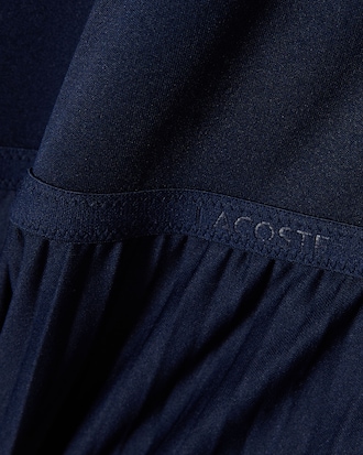 브이넥 슬리브리스 플리츠 원피스