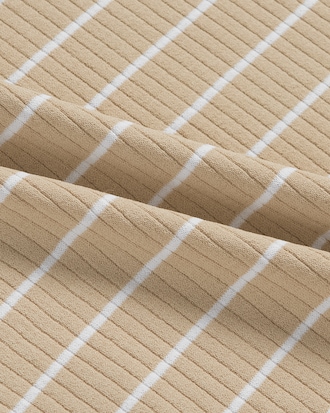 조직감 스트라이프 폴로 스웨터