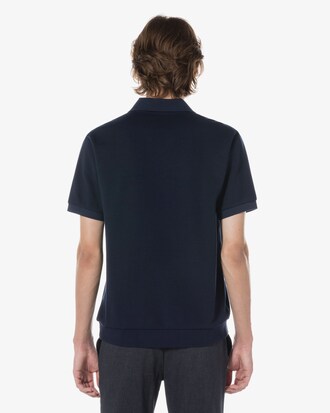 오픈 카라 텍스쳐 폴로