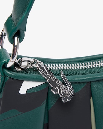 런웨이 스몰 렝글렌 크록 프린트 레더백