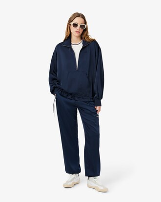 MIF 로고 메쉬 반팔 스웨터