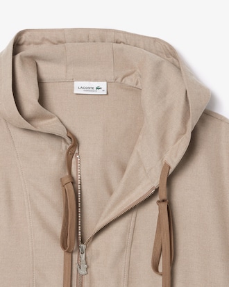 플란넬 후드 탑