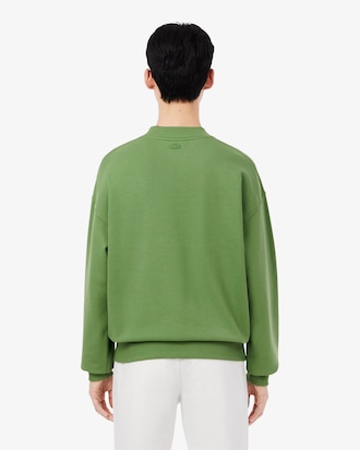 테니스코트 L로고 루즈핏 크루넥 스웻셔츠