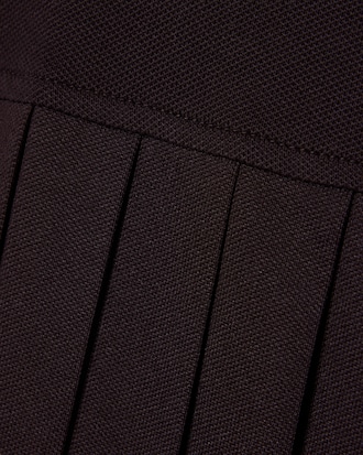 미니 피케 반팔 폴로 드레스