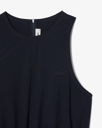 슬리브리스 우븐 드레스