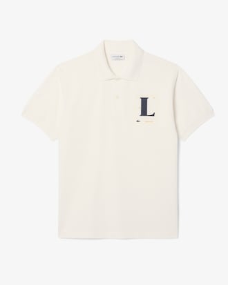 L 브랜딩 반팔 폴로 셔츠