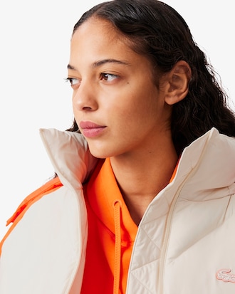 컬러블록 다운 푸퍼