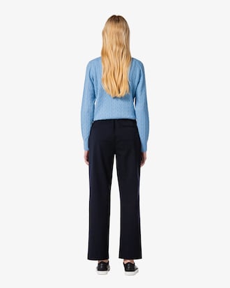 스트레이트 FW 플란넬 크롭팬츠