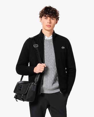 골프 팁핑 하이브리드 풀집업 스웨터