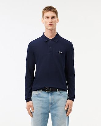 베이직 긴팔 유니섹스 폴로