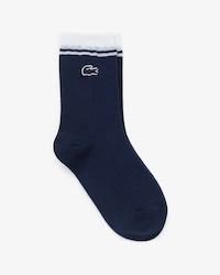 여성용 스트라이프 골지 양말