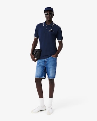 팁핑 포인트 포켓 반팔 폴로 셔츠