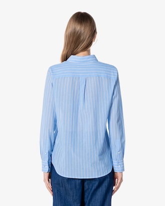 썸머 코튼 스트라이프 셔츠