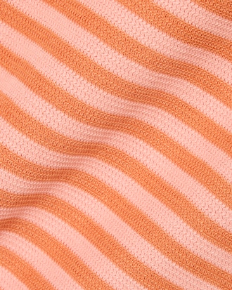 컬러크록 크레이프 스트라이프 반팔 티셔츠