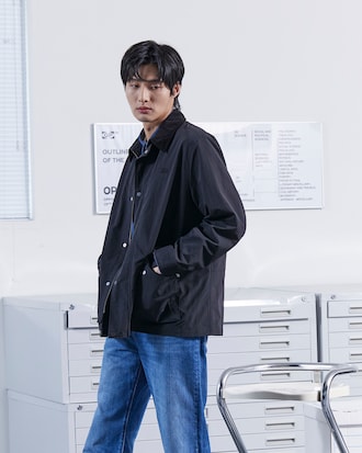 화섬 헌팅 자켓