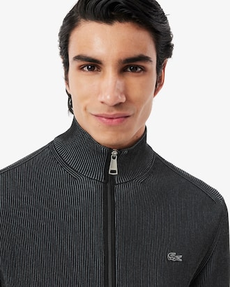 크레이프 풀집업 가디건