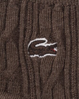 여성 케이블 앵클 양말