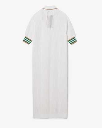 오버사이즈 니트 시스루 롱 드레스