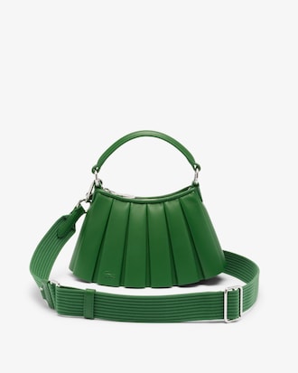 런웨이 레더 렝글런 미니 크로스바디