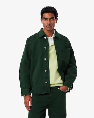 데님 아우터 셔츠