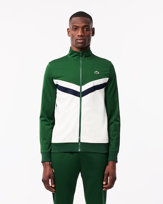 블록형 테니스 스웻 점퍼