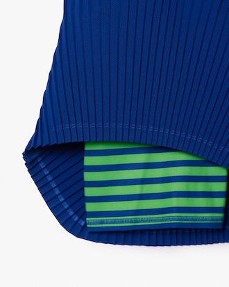 롤랑가로스 언밸런스 플리츠 스커트